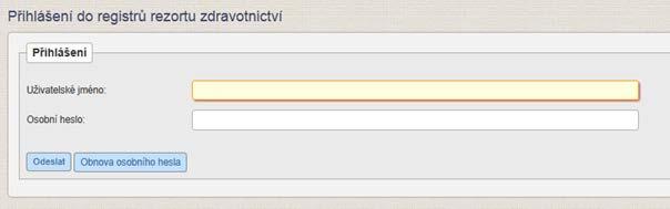 4) 5) Po vyplnění požadovaných údajů klikněte na tlačítko Odeslat.