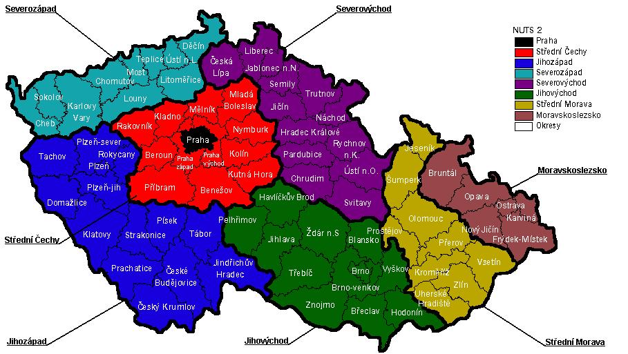 Příloha 1 Mapa regionů NUTS 2 Adresy regionálních odborů Státního zemědělského intervenčního fondu NUTS 2 Název RO SZIF Adresa Střední Čechy Praha a Střední Čechy Slezská 7, 120 56 Praha 2 Jihozápad