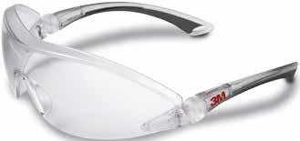 16 Katalog ochranných brýlí 3M Comfort 3M 2840 Ochranné brýle řady 3M 2840 mají nastavitelný široký úhel zorného pole a postranice s nastavitelnou délkou.