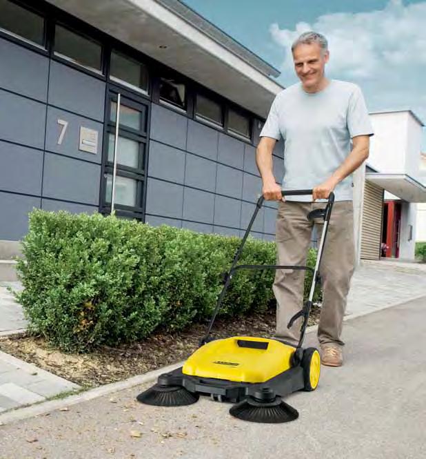 Zametací stroje Náš tip Čím rychlejší, tím čistější! Svižná chůze zvyšuje čisticí výkon zametacího stroje.