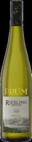 Riesling Mosel Spätlese sladké Teplota podávání: 8-10 C Odrůda: Ryzlink rýnský Charakteristika: nádherně vyvážený a harmonický Riesling, který zaujme svou elegancí a příjemnou ovocnou