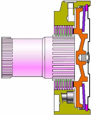 Motory MS - Parkovací brzda Lamely s vnéjším drážkováním (Statické lamely) P-ípoj ovládání brzdy Téleso