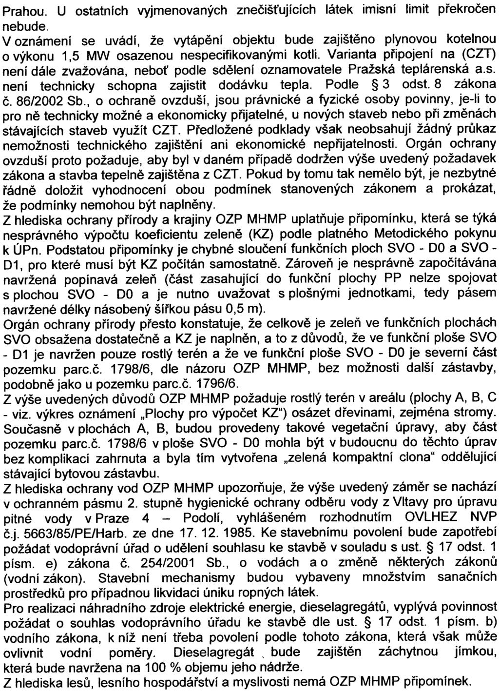 -6- Prahou. U ostatních vy jmenovaných zneèiš ujících látek imisní limit pøekroèen nebude.