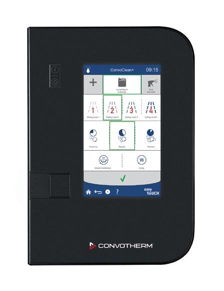 ConvoClean+ v easytouch Plně automatický systém čištění s režimy eco, express nebo regular vysoce hygienický, kdykoli si přejete na přání i s jednotlivým dávkováním:* 4stupňové přizpůsobení intenzity