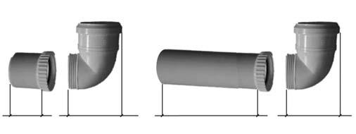 Podpera: 490 mm Varianta s podperou (490 mm trubka DN60) Redukované koleno Kód Popis bez DPH s DPH