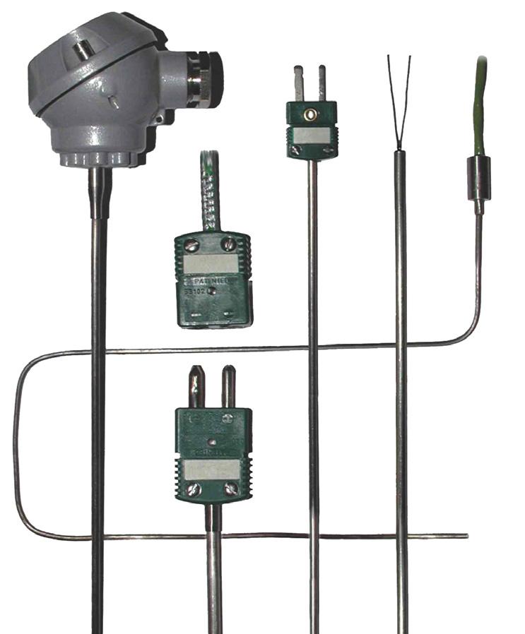 Snímače teploty - KC0831C - 2018/09 FlexiTEMP 60 Pláš ové odporové a termoelektrické snímače teploty Měřicí odpor 1x / 2x Pt100, termočlánek 1x / 2x J, K, N.