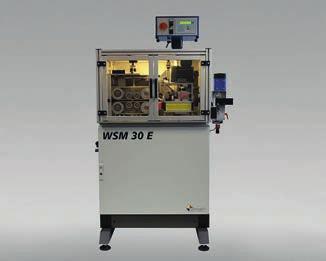 > Zpracování kabelů > Stříhací stroje THONAUER Katalog produktů WSM 30E / WSM 60E / WSM 60ESB Stroj na stříhání vlnitých trubek Vlnité trubky v provedení s podélným rozříznutím a bez něj se používají