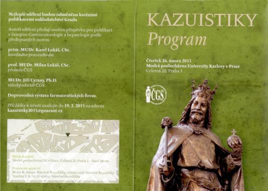 Slavnostní seminář Jan HUS známý a neznámý. Přednáška prof. PhDr. P. Čorneje, CSc.