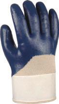 Ochranné rukavice Ochrana sluchu 68105 I Černá polyamidová rukavice potažená nitrilovou pěnou na vnitřní straně rukou pro maximálně jistý úchop a odolnost proti oděru.