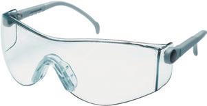 68250 301 typ MAX V2 Svrchní brýle, jejichž ramínka a zorník jsou vyrobeny z čirého polykarbonátu. Ideálně vhodné pro nošení přes dioptrické brýle. ČSN EN 166.