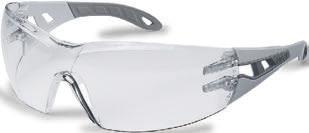 Ochranné brýle 68255 T Módní tvar s modrými ramínky, nastavení sklonu ramínek a povrchová vrstva Ultradura. Ochranné brýle skylite NT Zorník se 100% UV ochranou, odolný proti poškrábání a zamlžení.