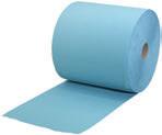 Balení = 2 role 69200 106 Role čistících utěrek typu Tissue Silně savé, odolné proti protržení, 3-vrstvé, modré.
