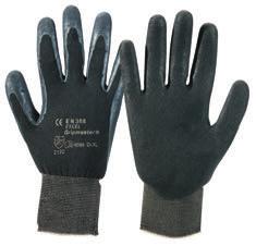68090 PVC rukavice Kvalitní rukavice s podšívkou z bavlněného trikotu, potažené PVC. ČSN EN 388, kat. II.