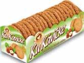72 Ku kávičke ovsené sušienky s kakaom 190g Kód: 1063130 bal: 24 Ku kávičke ovsené sušienky lieskoorieškové 190g Kód: 1064980