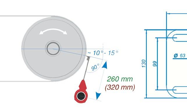 ČELNÍ STĚRČ DP UH3 v max 1,5 m/s NPÍNÁNÍ STĚRČE - PRMETRY UH 3.