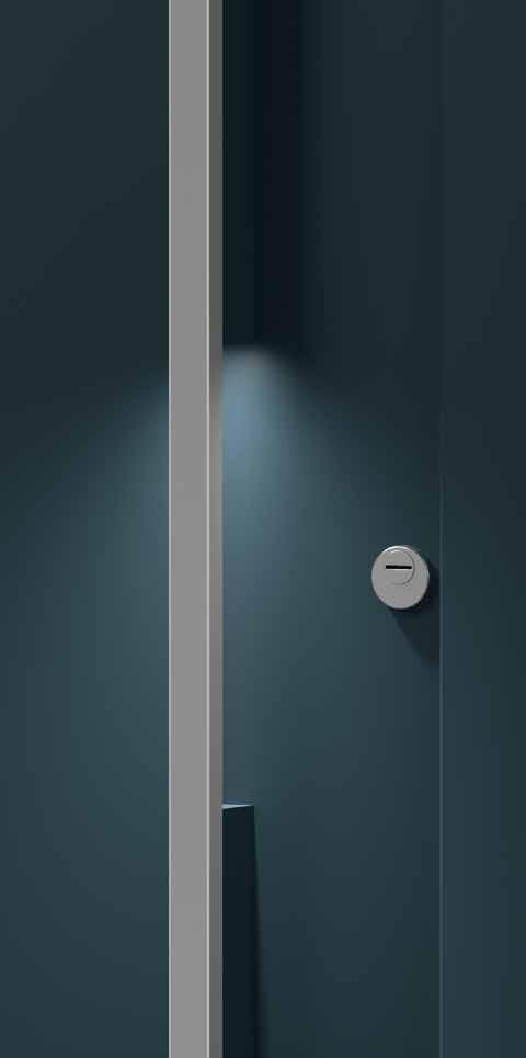 Integrovaný Spotlight LED osvětlení dveří integrované v madle