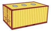 Pro rychlé vyložení nákladu je kontejner vybaven dvoukřídlými dveřmi (obr. 15) [20]. Obrázek 15: Kontejnery typu ACTS s Bulk [20] 2.