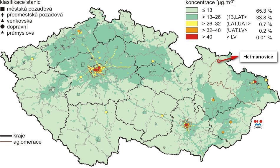 ČR v roce 2011 (převzato z [3]) Obr.