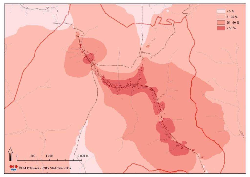 Rozptylová studie pro obec Heřmanovice str. 36 z 41 Obr.