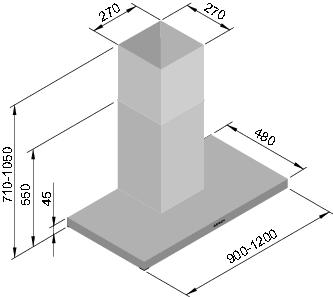 osvětlení: LED 1,2W- 2x pro nástěnný, 4x pro