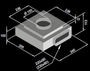 Kč AMD AMR 20 průměr odtahu: 150-200 mm cena: 24 169 Kč AMF 10 - plochý motor průměr odtahu: