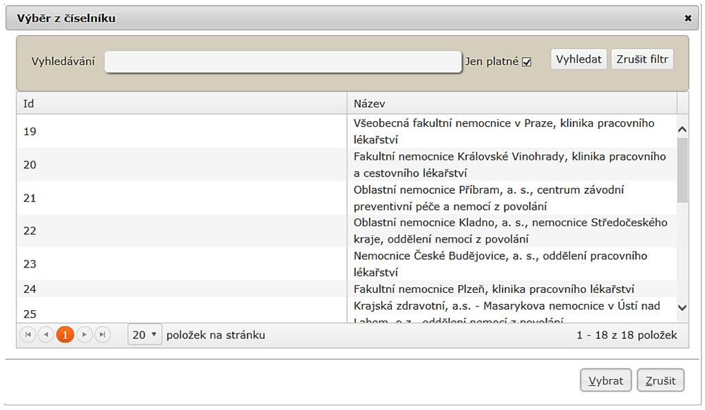 Pokud je potřeba změnit středisko, kterému je hlášení přiřazeno, klikneme na tlačítko <Změnit SNZP>.