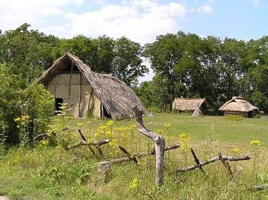 KONSTRUKCE Ve stavebnictví se využívají tyto dřevařské výrobky: Nejstarší prokazatelné stopy použití dřeva jako stavebního - lesní spotřební sortimenty