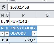 Vysvětlení řádků v souboru: 1. řádek: požadavky na formát dat pro XML (viz též kapitola 3.2.2), 2 2. řádek: názvy polí zobrazované v IS KP14+ na dílčích soupiskách dokladů (vyjma sloupců A, B a C), 3.