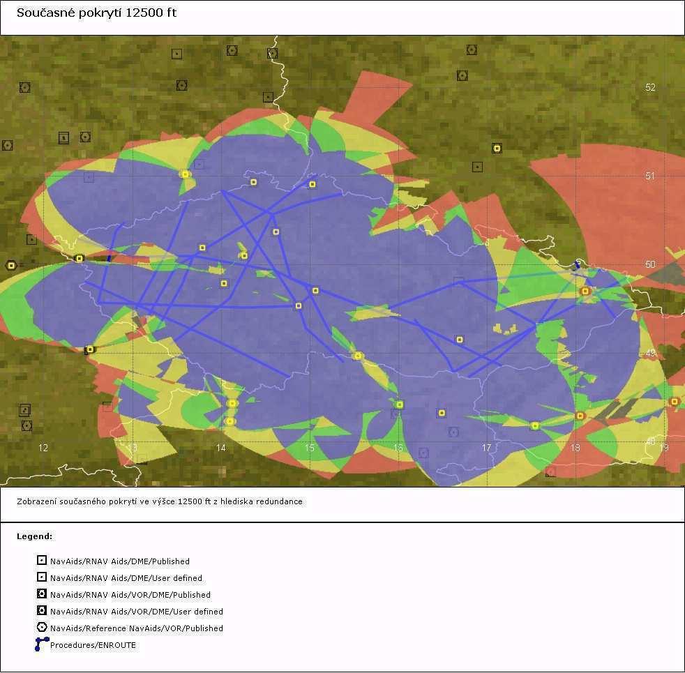 Obr. 53 Současný stav navigační