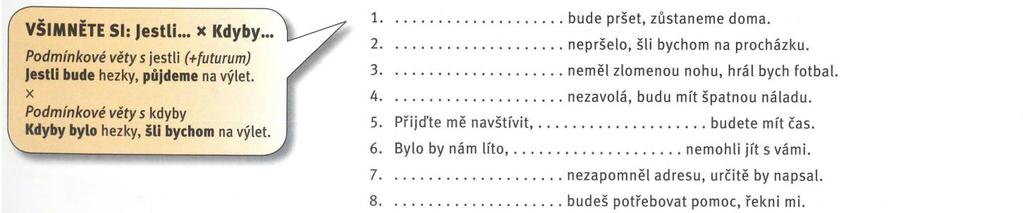 c) Doplňte jestli, nebo kdybych, kdybys, ČKZK2 150/3,4,5 ČPC B1 52 d) Tvořte