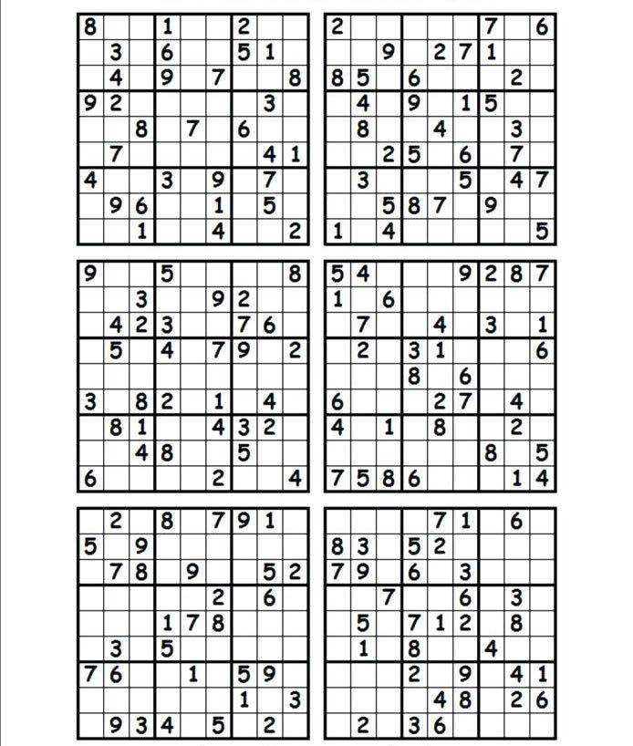 Sudoku medium