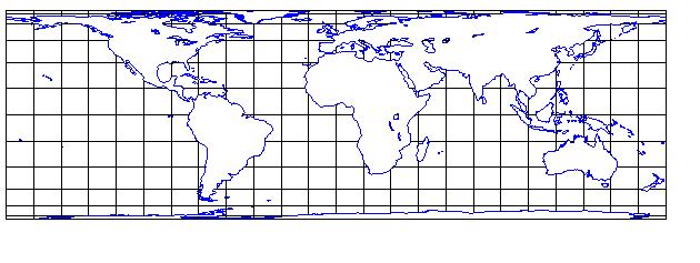 2) Mercatorovo zobrazení=konformní válcové zobrazení Loxodroma se