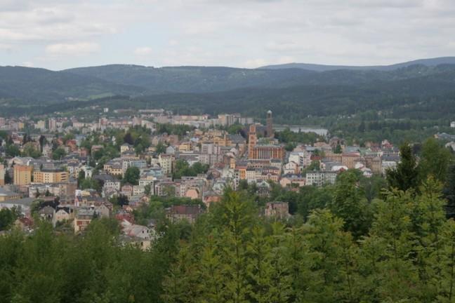 Obrázek 9 - Panorama města z protilehlého vrchu Petřín C1.