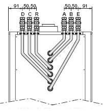 Pro levé, pravé nebo horní připojení je nutno zajistit odstup od zdi minimálně 50 mm. Nezapomeňte na případnou hloubku sifonu pro odvod kondenzátu a případných úkapů.