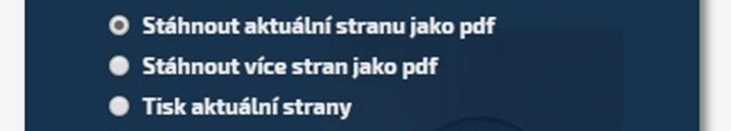 jako pdf stáhne 20 stran od aktuální stránky včetně ve