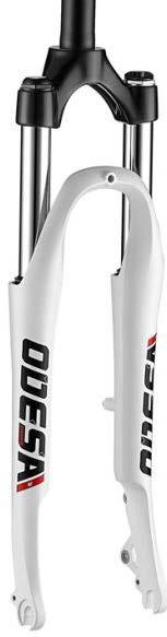 vidlice ODESA 28", pružina, zdvih 63mm, DISC + V, bílá 398620 SPINNER 26''