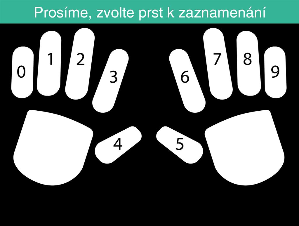 38 4 ZAČÍNÁME S TERMINÁLEM TIMEMOTO 4.5.3 PŘIDÁNÍ OTISKU PRSTU Otisk prstu je nutno přidat místně pro každý propojený terminál. Data otisků prstů se v rámci produktu Cloud TimeMoto nevyměňují.