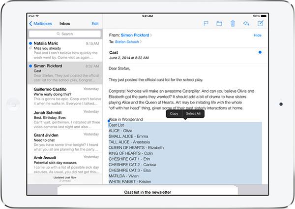 Mail app