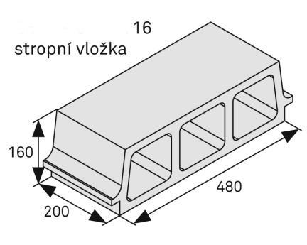 SV 16 - průběžná-koncová 200 x 480 x 160