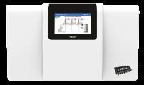 týždenný programovateľný termostat 2 cykly, 5 rôznych teplôt indikácia stavu vykurovacieho systému,