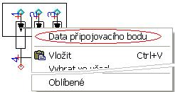 Normálně se značení připojovacích bodů (vývodů) u symbolu provádí postupně u každého zvlášť. Tímto způsobem lze přiřadit libovolné značení jednotlivým vývodům podle potřeby.