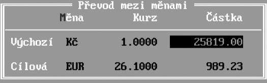 Nová kalkulačka pro převod částky mezi měnami Do nabídky kalkulaček přibyla kalkulačka na převody částek mezi měnami.