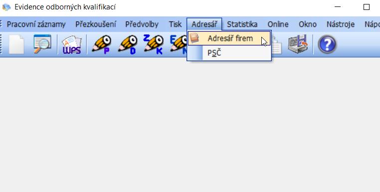 Adresář firem 6 29 Adresář firem Adresář firem spustíte výběrem menu "Adresář->seznam firem " viz obr. 1. obr. 1 - spuštění adresáře z menu Zobrazí se seznam firem podle obr. 2. Kliknutím pravým tlačítkem myši na záhlaví sloupce mřížky se seznam seřadí podle aktivního sloupce.