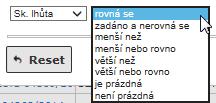 Příklad použití: %byt% najde bytový, odbyt, obytný, apod. Systém při vyhledávání nerozlišuje velká a malá písmena. V předchozím případě se tedy najde např. i Bytový a BYTOVÝ.