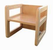 Výborně kombinovaná židlička, která se dá použít jako židlička ve dvou výškách sedu jednoduchým