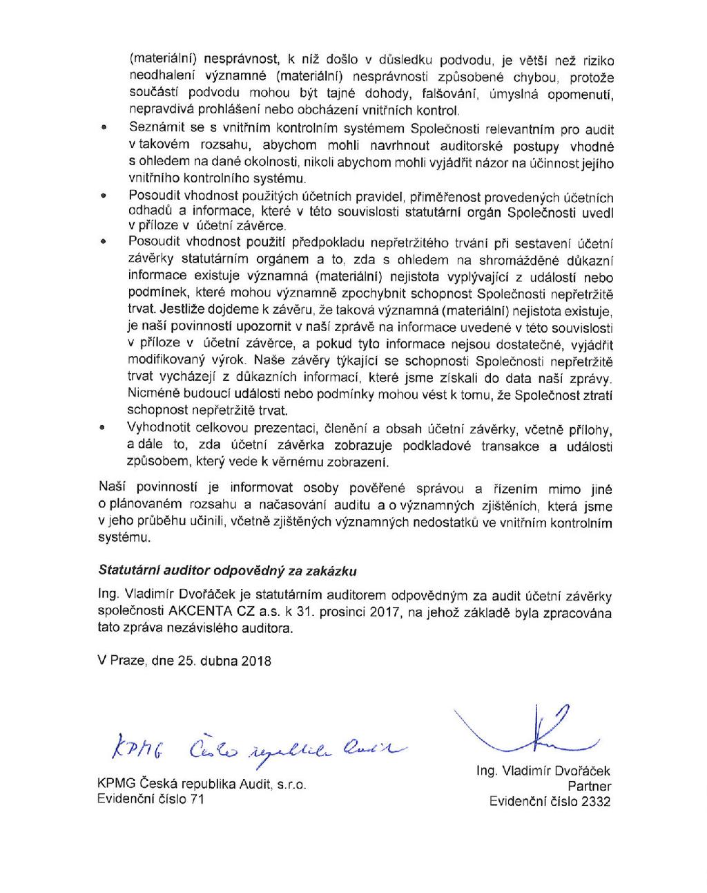 zpráva nezávislého