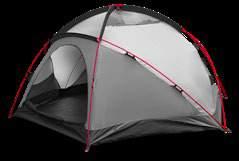 GLOBE - D BASE CAMP - D,60 kg 5 x 5 x 45 cm - 4 4,90 kg 8 x 8 x 50 cm - 4 Vnější stan / Outer tent: 00 % polyester, 4000 mm HO Vnitřní stan / Inner tent: Permeable WR 00 % PES Podlaha / Floor: 00 %