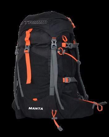 Fully equipped backpack for climbers and tourists. Moderní a velice funkční turistický batoh.