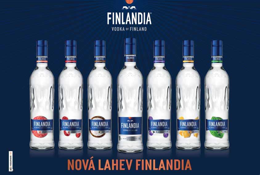 Finlandia Vodka 40% 12 x 1 l Finlandia 37,5% Grapefruit, Mango, Cranberry, Coconut,