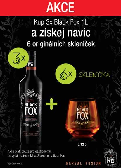 Black Fox 35% 12 x 0,7 l, 6 x 1 l 449,01 Kč 543,30 s DPH 298,98 Kč 361,77 s DPH 43%, 40%, 12 x